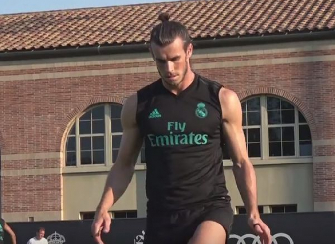 Gareth Bale edzésben