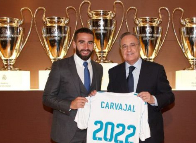 Real Madrid - Dani Carvajal 2022-ig hosszabbított