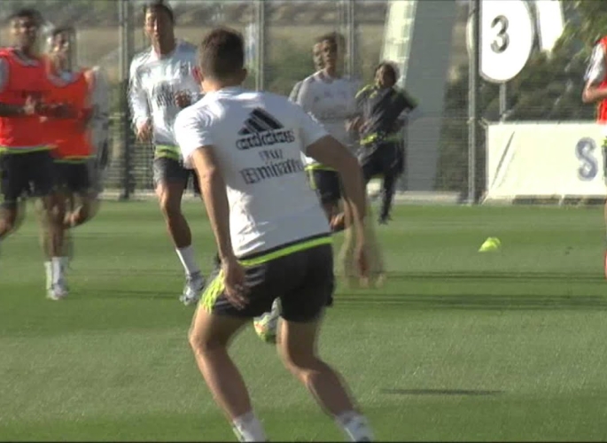 Embedded thumbnail for Bale és Marcelo is a többiekkel edzett