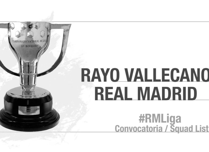 Embedded thumbnail for A Real Madrid 19 fős kerete a Rayo Vallecano ellen